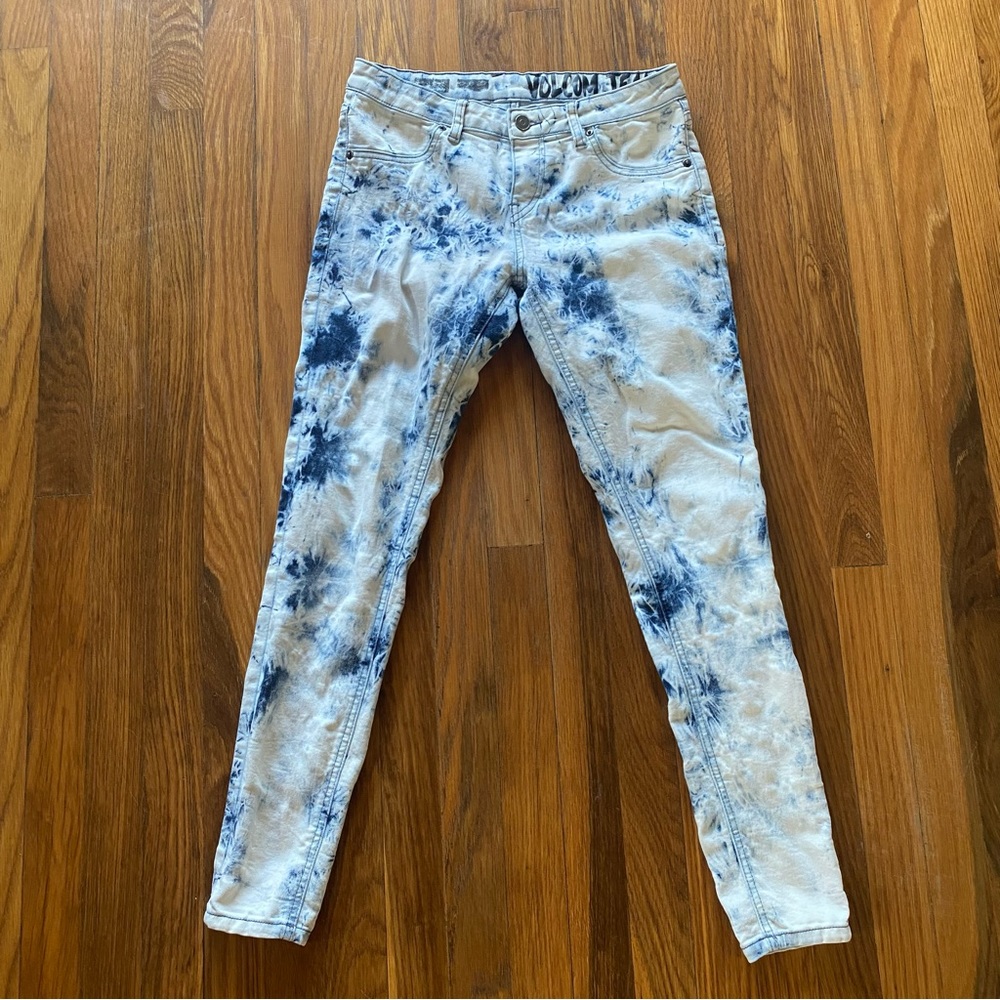 Volcom women’s liberator legging acid wash size 5.